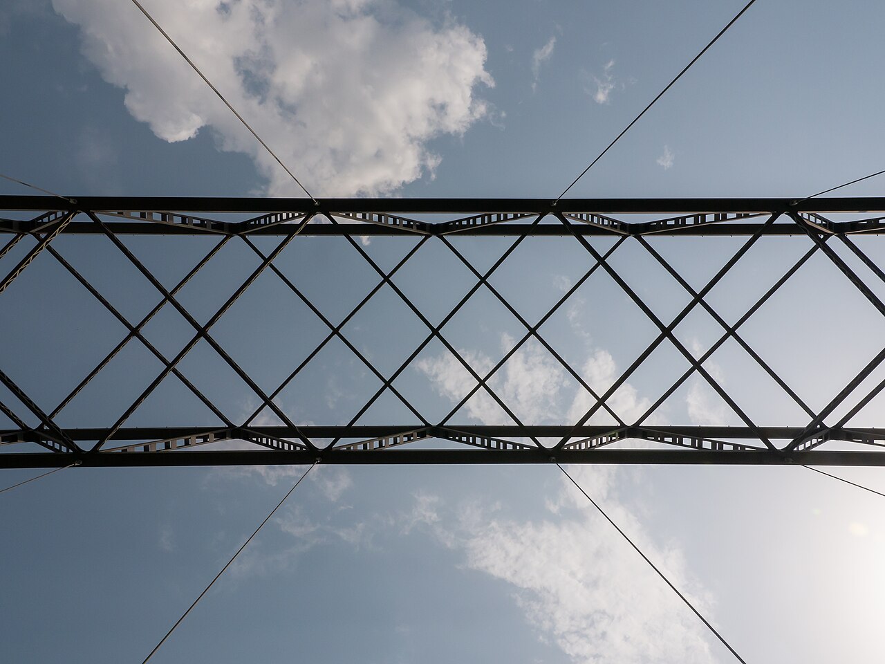 Steel Bridge over River Amunam